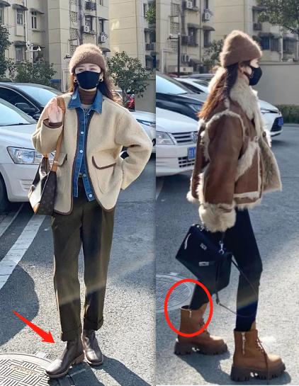 冬季穿低帮马丁靴,降温了中拉链马丁靴