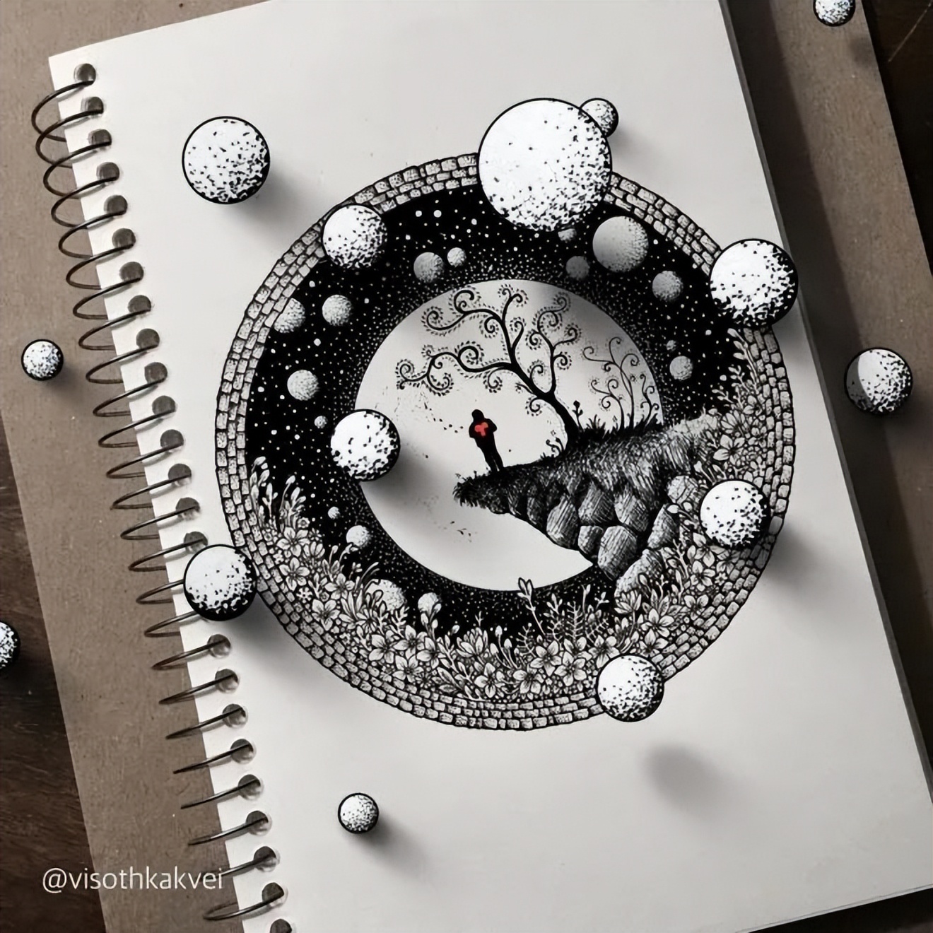 治愈强迫症的画,看了让人强迫症发作的画