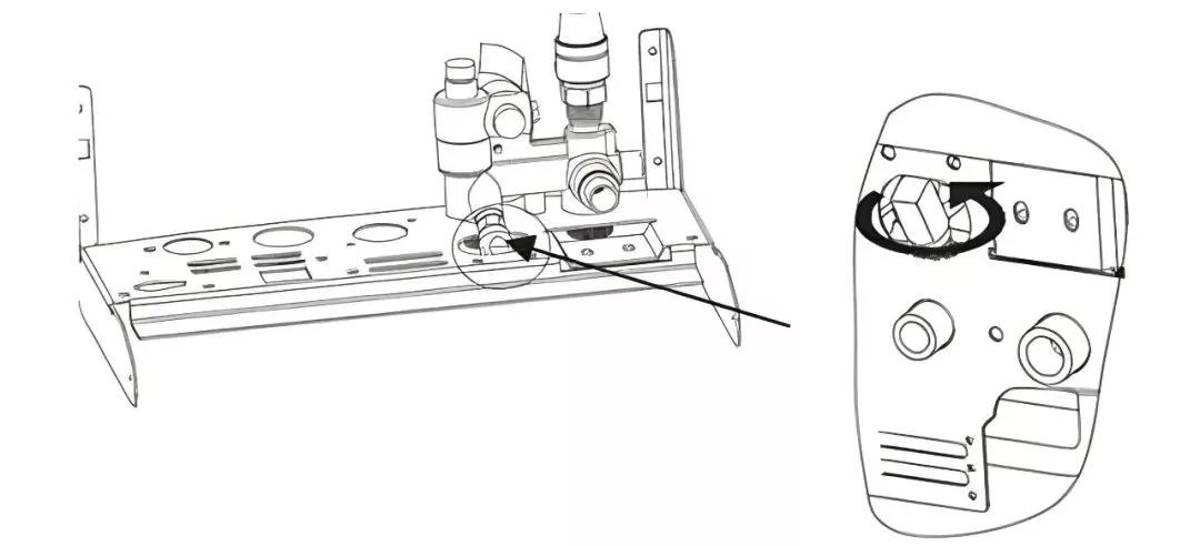 壁挂炉水压过低显示e01,八喜壁挂炉水压过低怎么办