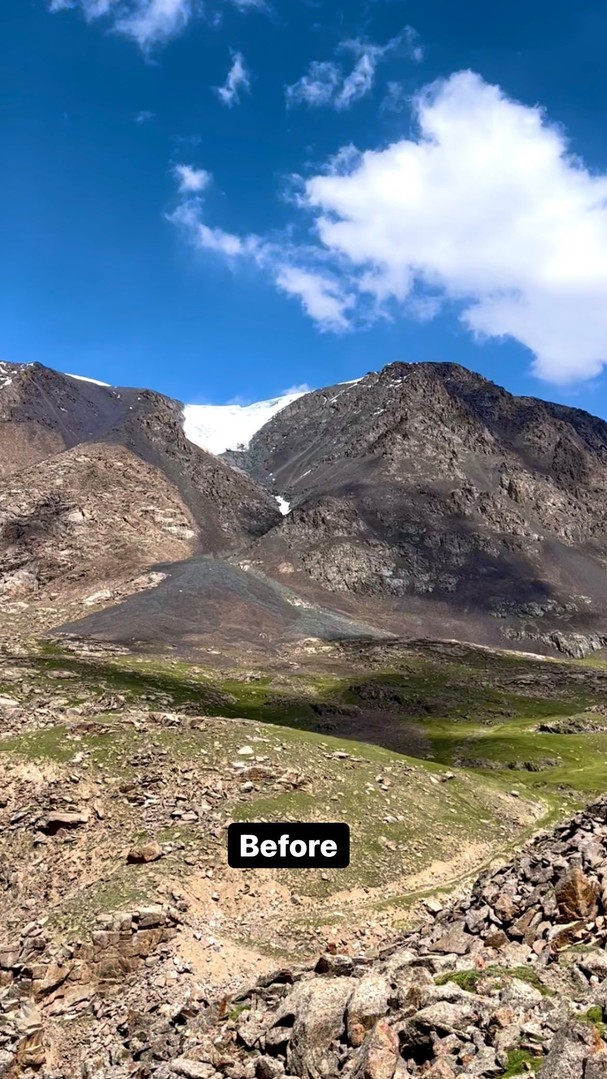 居然傻呆呆在拍，还不赶紧逃命？吉尔吉斯斯坦冰川崩塌：太可怕了