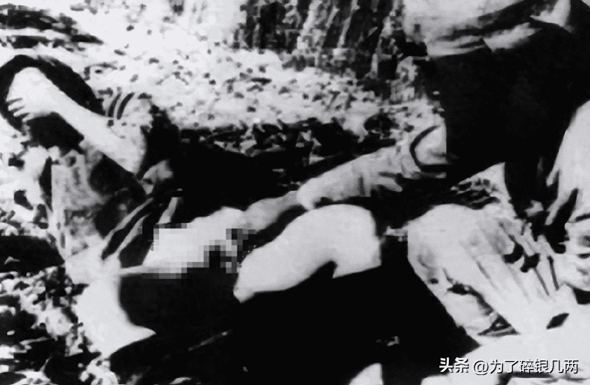 老日军女兵老照片,女子身着日本侵华军装露脸