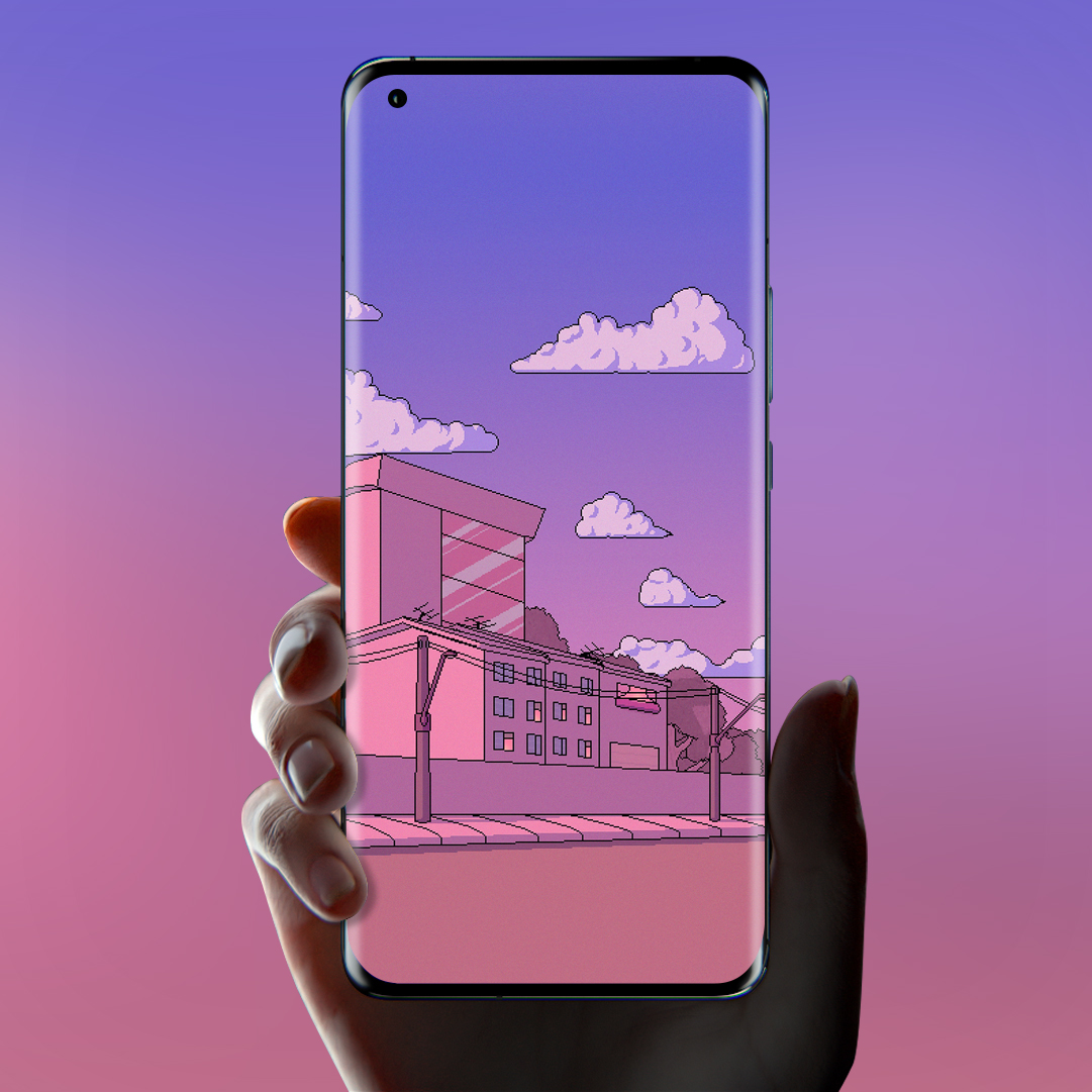 愿你自带光芒无限风光的壁纸,送你一张绿色像素风壁纸