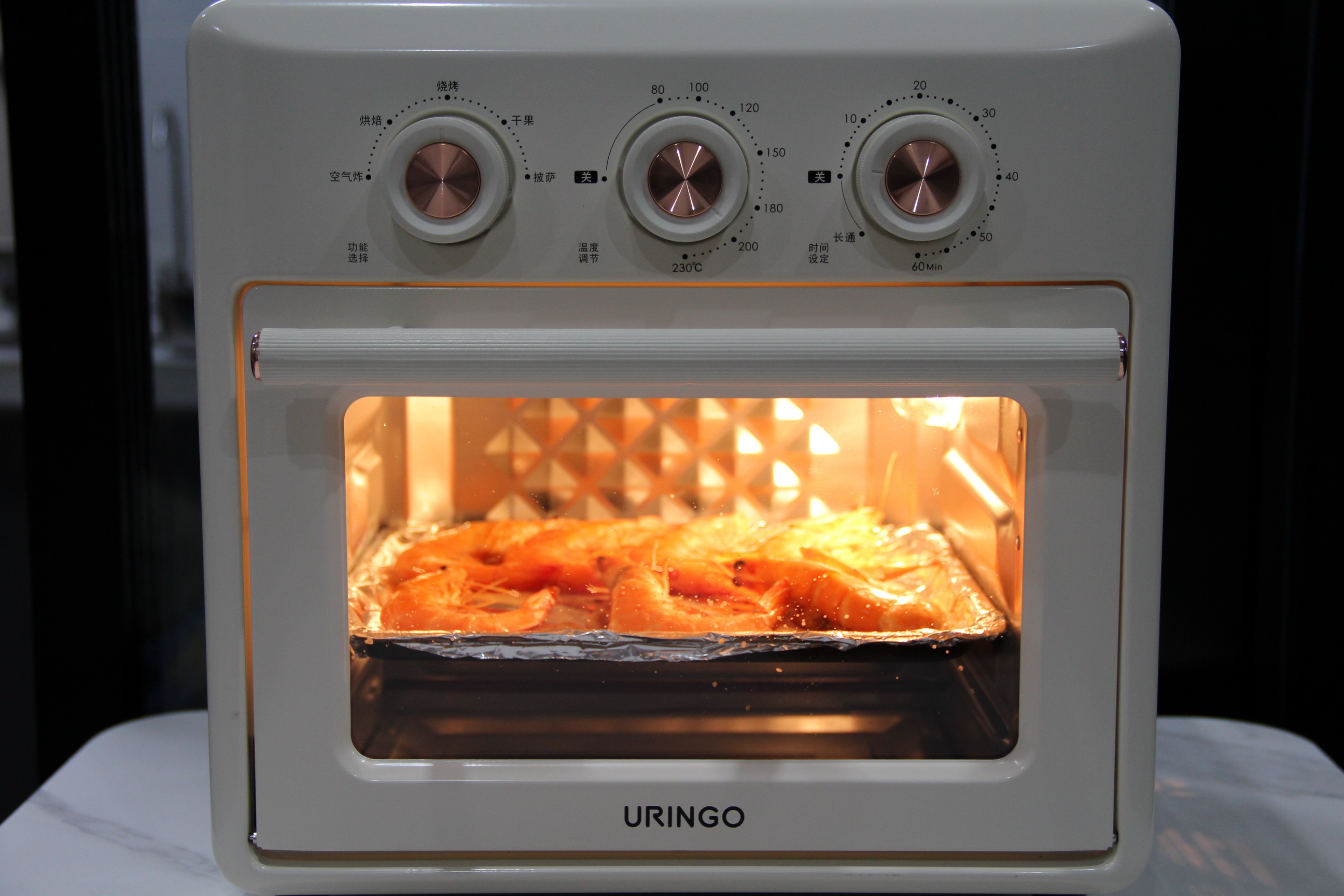 多功能烘焙烤箱空气炸锅,七彩叮当空气炸锅烤箱一体