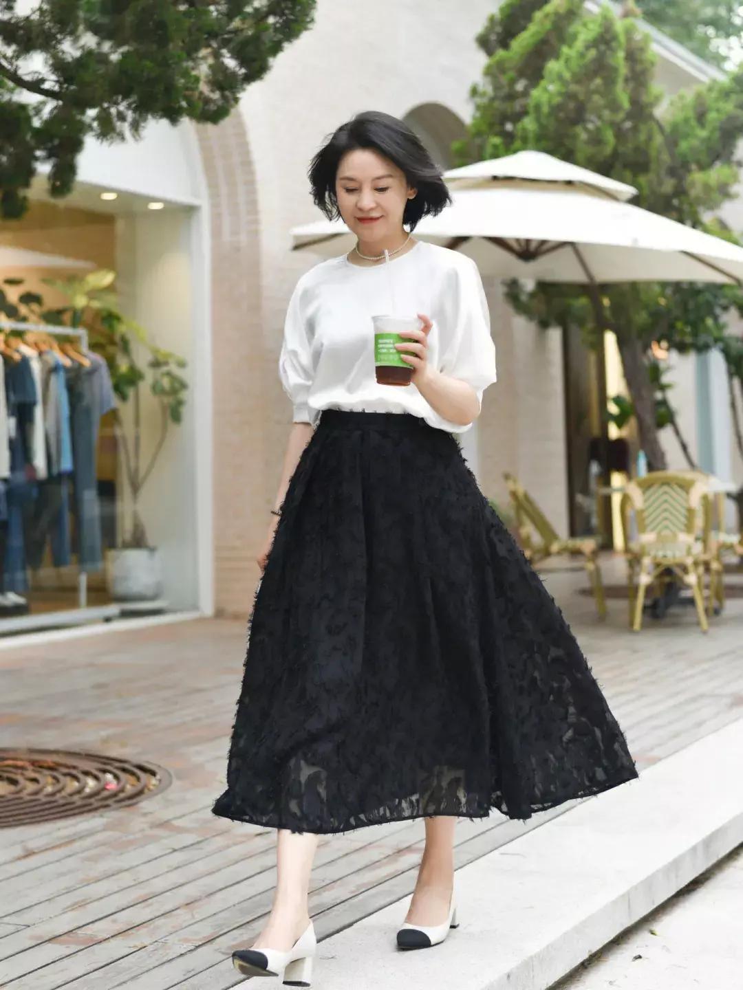 冬裙连衣裙减龄百搭,减龄显瘦中年妈妈裙女装穿搭