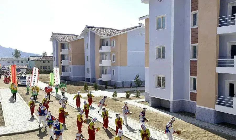 人人羡慕了朝鲜免费住房福利