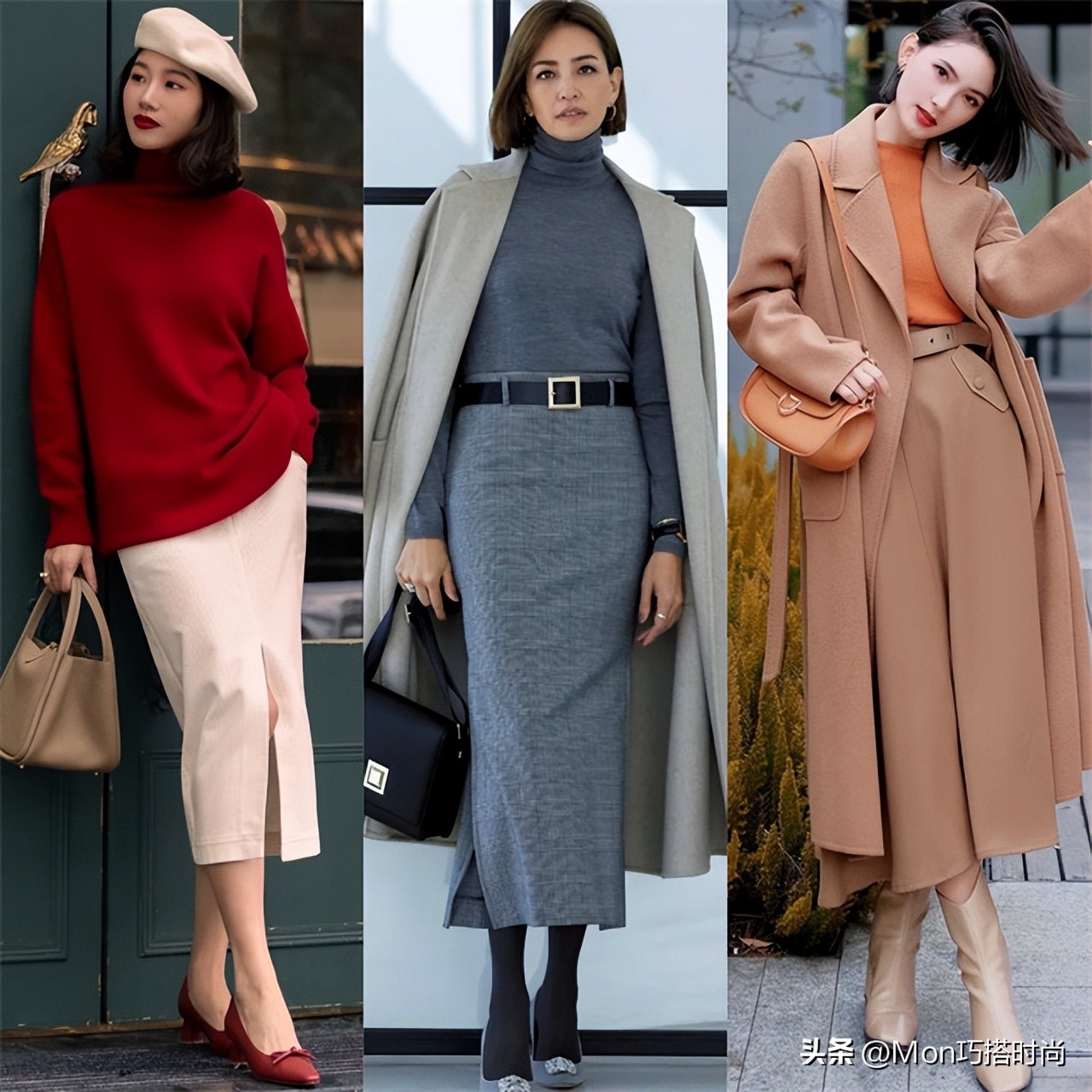 冬天穿半身裙注意什么,冬天裙的正确穿法显瘦又保暖