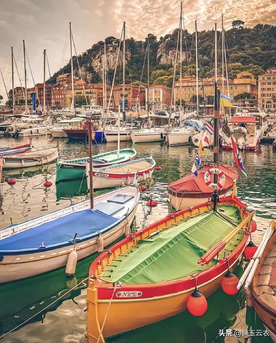 法国尼斯蔚蓝海岸旅游,法国尼斯地中海边