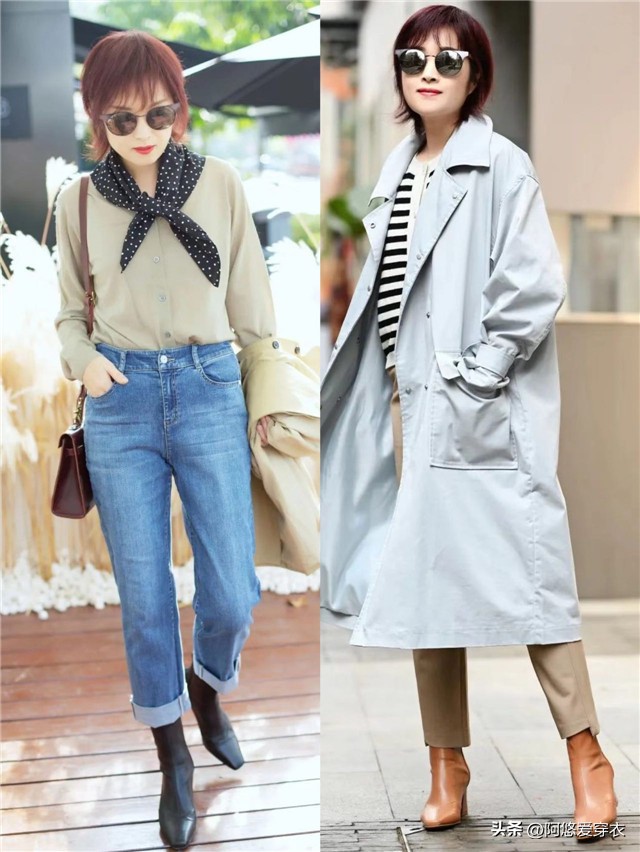 中年女人穿什么靴子,中年妇女穿长靴子的搭配