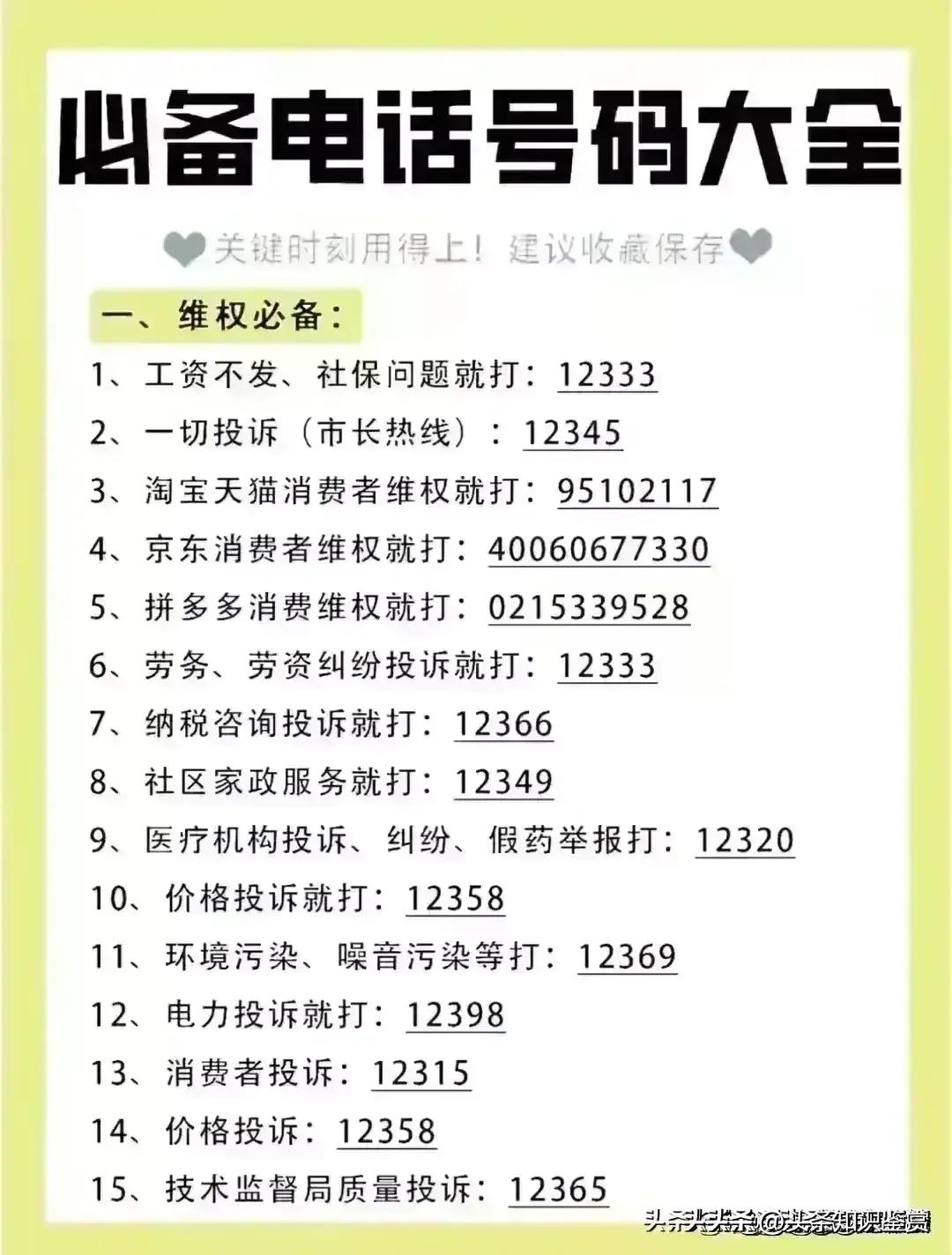 6个可以查所有的网站，无权无势千万要记住这39个电话