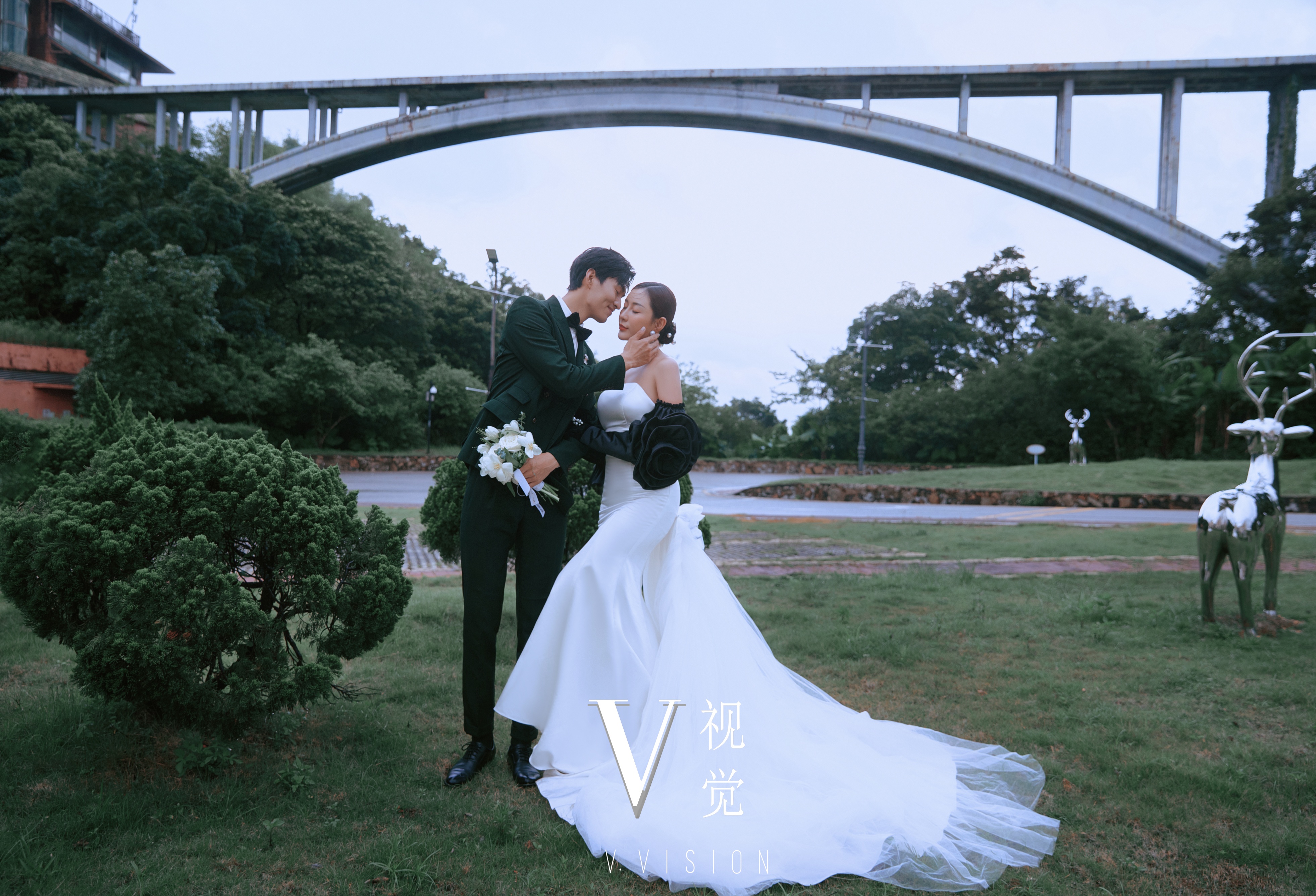 电影风格的婚纱照怎么拍,被闺蜜赞爆的法式优雅婚纱照