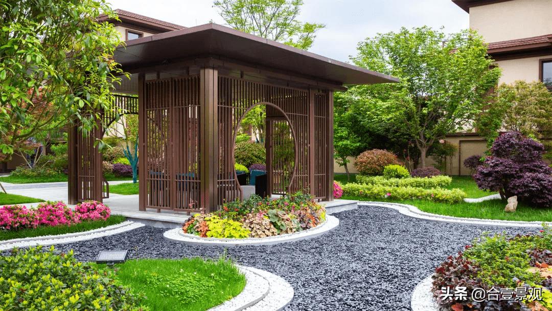 庭院设计带亭子,庭院设计木亭子