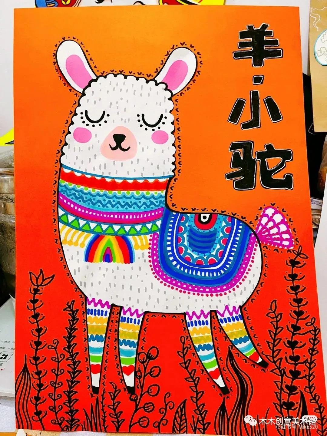 儿童创意绘画教程线条画,儿童创意美术绘画线条画