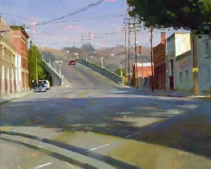 美国女画家珍妮弗,美国现代印象派女画家