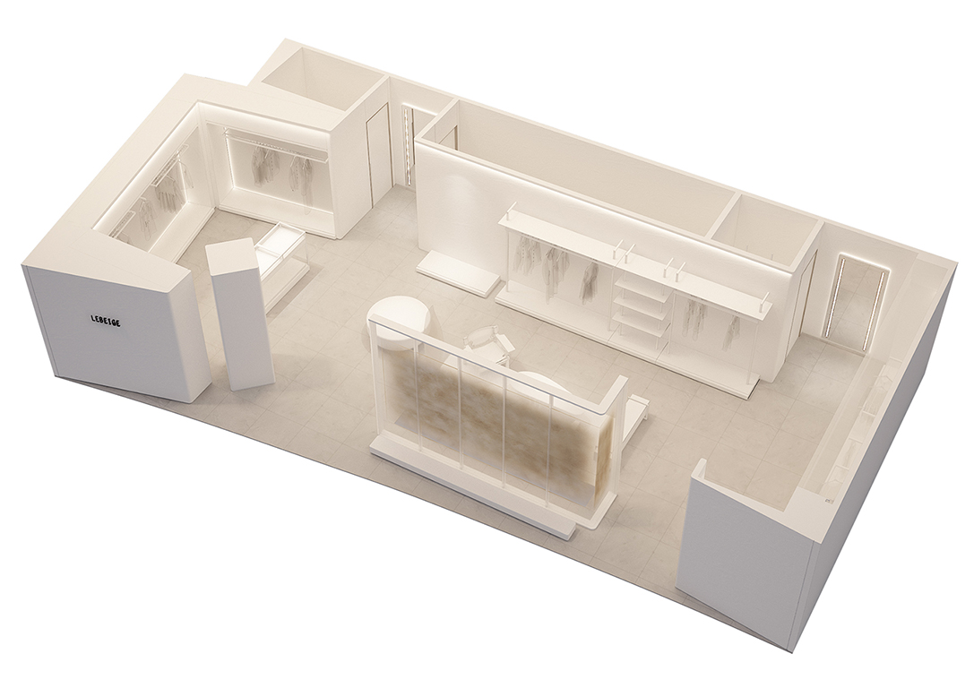 首尔LEBEIGE女装店设计|U.lab