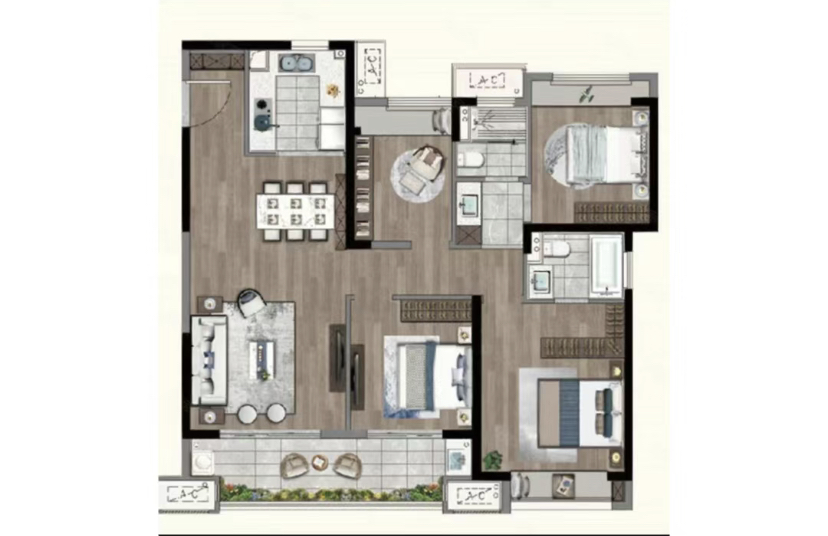 江苏夫妻“教科书式”的装修火了，全屋布置得干净又实用，超羡慕