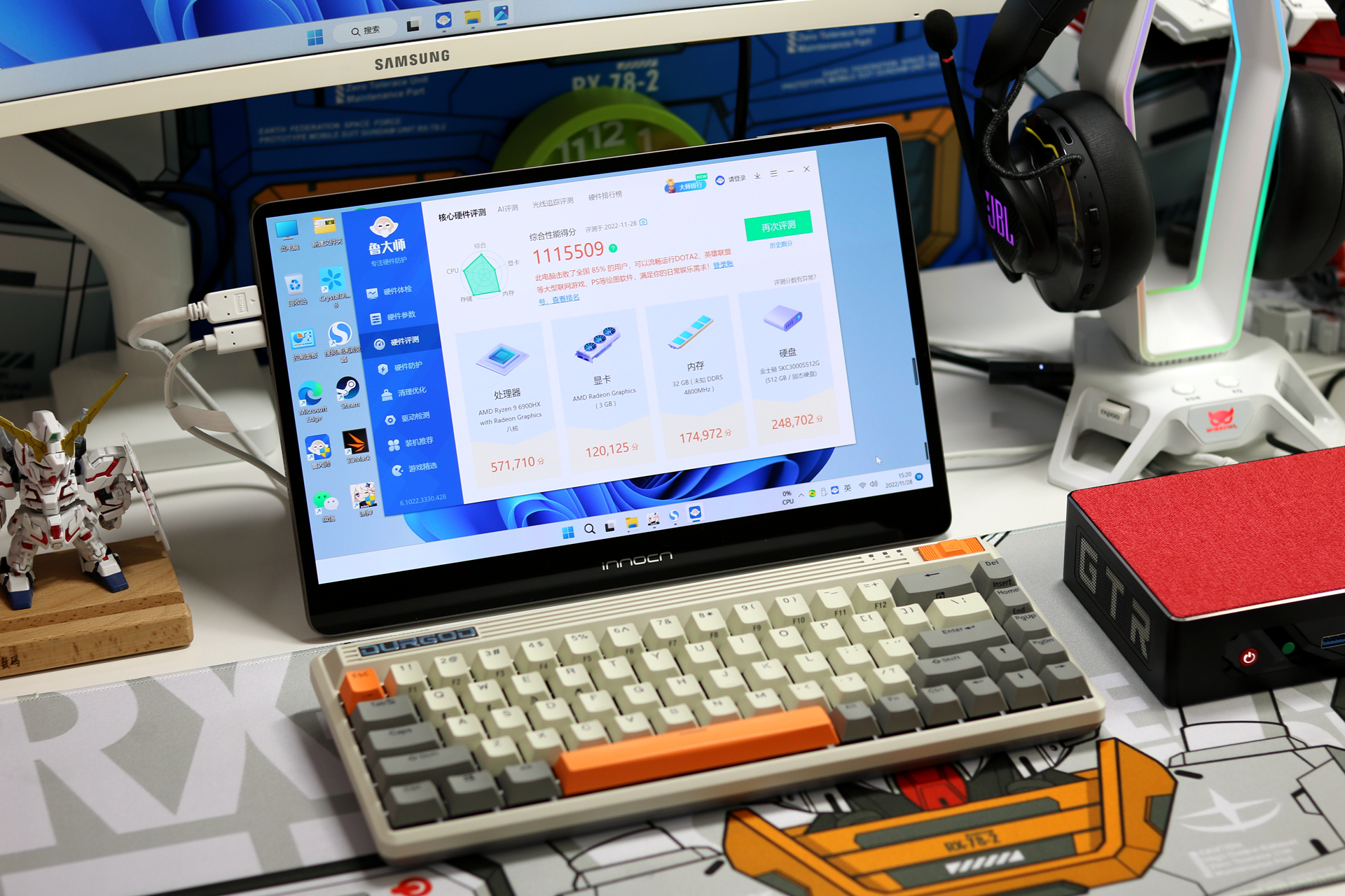 零刻迷你主机gtr6跑分,零刻gtr6迷你主机评测