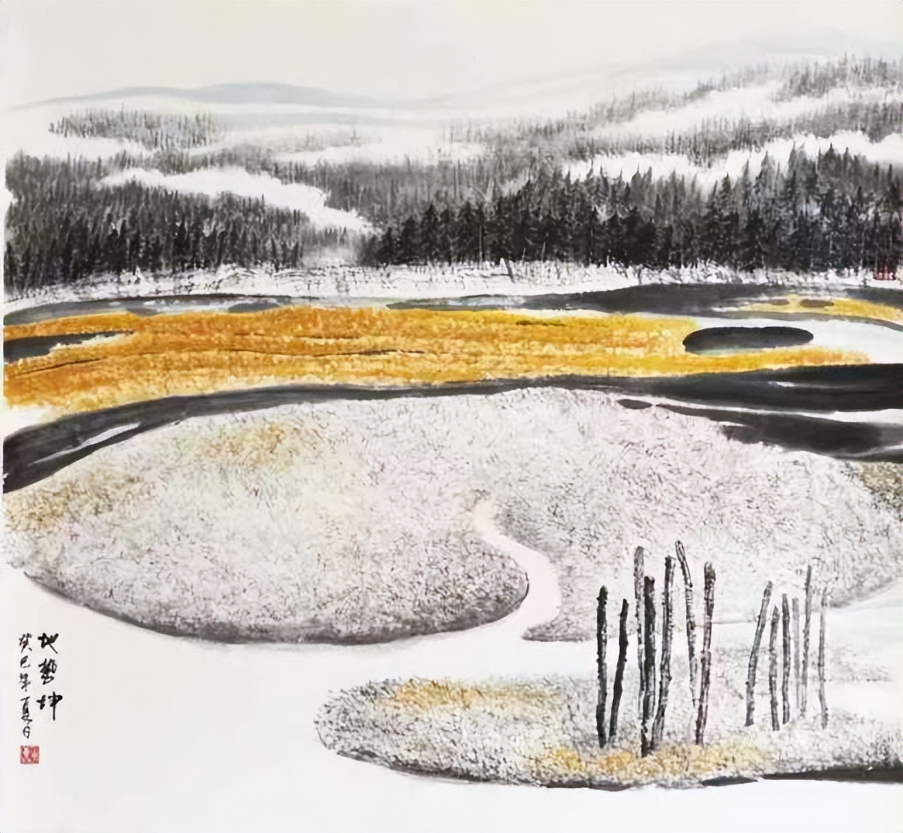 陈文人物画作品,国画作品欣赏陈文士