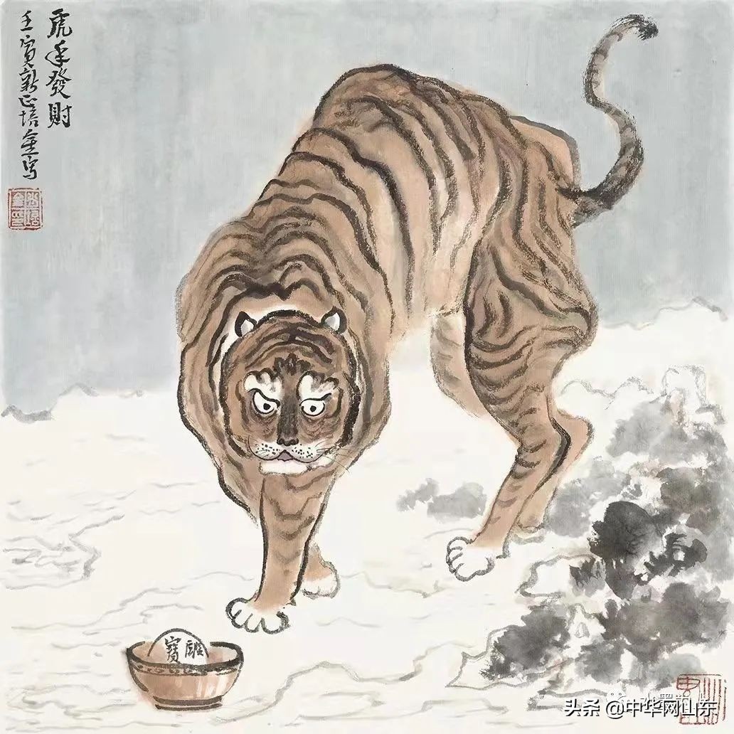 著名画家肖培金推出“虎啸风生——壬寅生肖虎新作展”线上展览