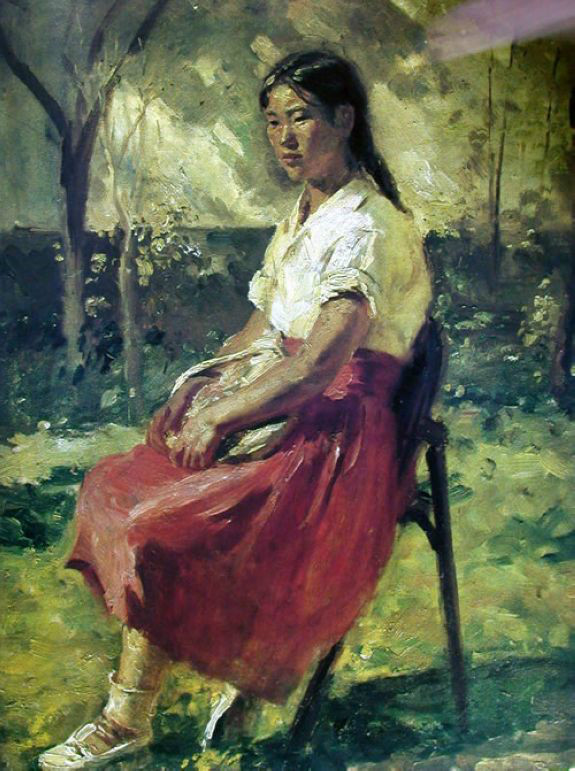 我国现代画家王式廓的油画素描稿,王式廓井冈山会师油画创作背景