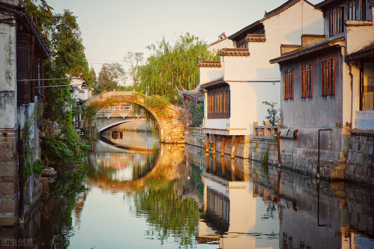 江南古镇流水人家,40年前太仓沙溪古镇