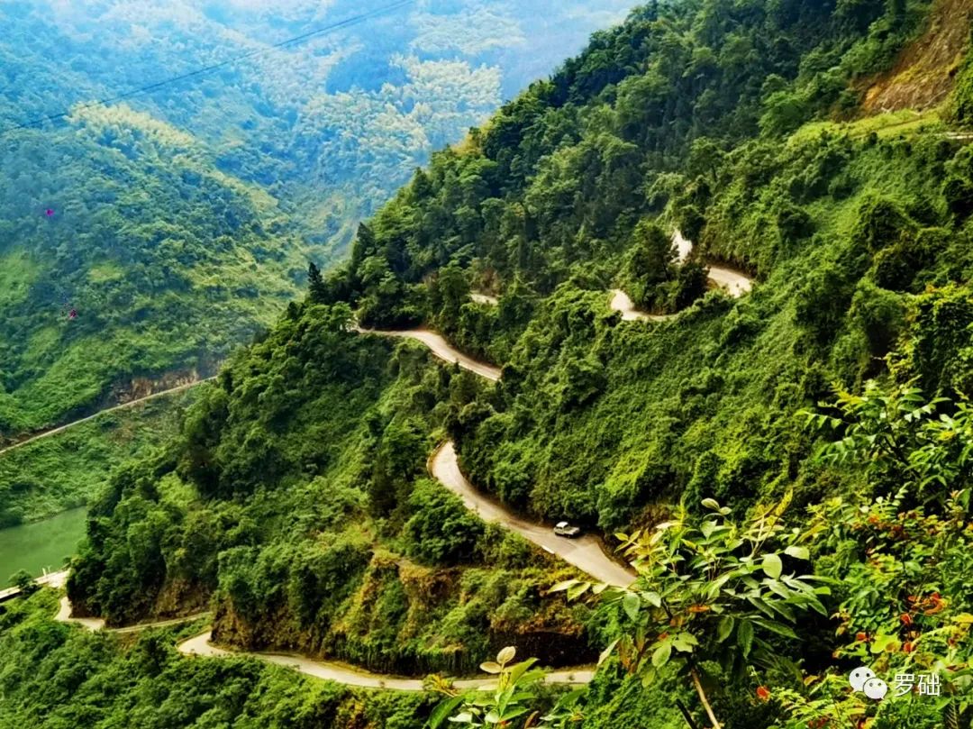 冒雨骑游资江小三峡·板竹山·望云寺观风景