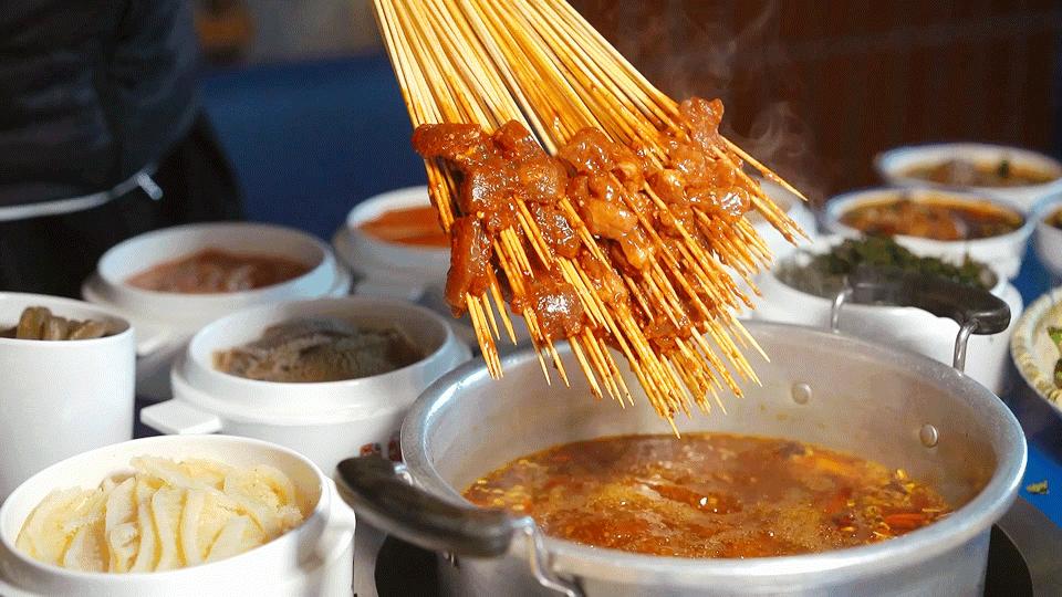 全成都最好吃最火的串串,成都红牌老字号网红串串