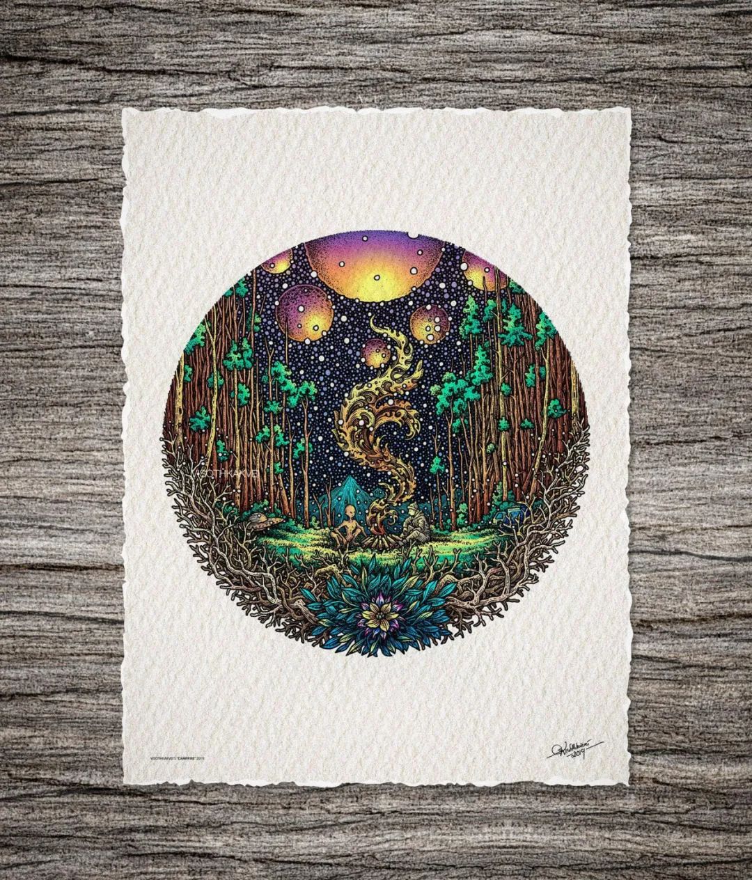 治愈强迫症的画,看了让人强迫症发作的画