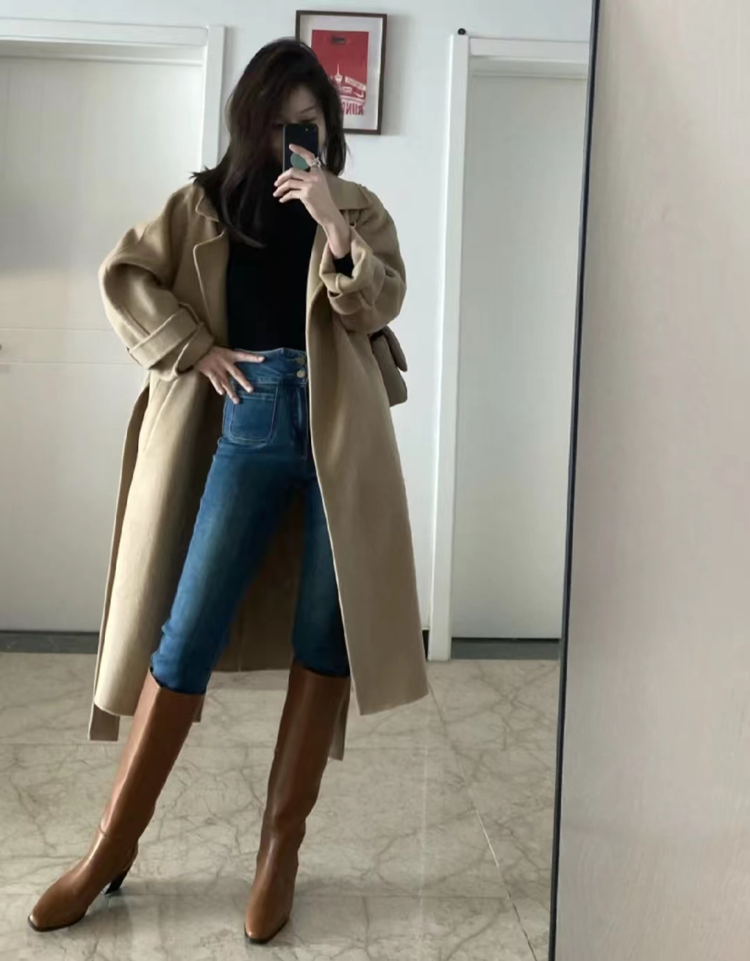 显瘦百搭又好看长筒宽靴,长筒高筒靴显瘦质感好显高