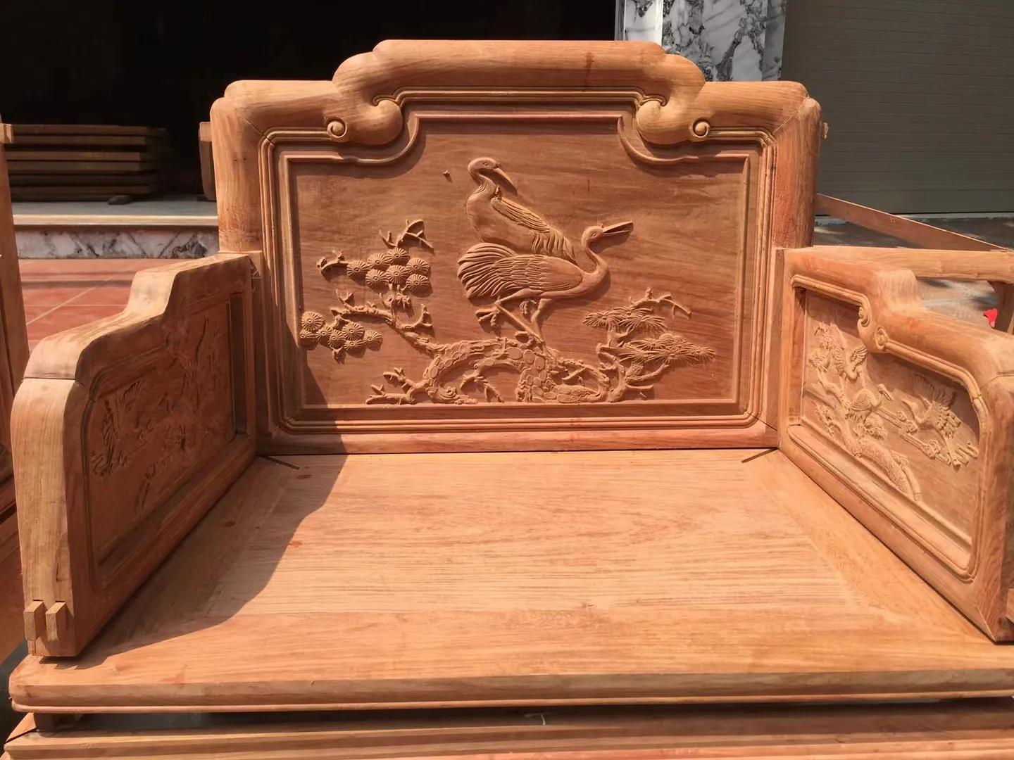 缅甸花梨大果紫檀宝座沙发组合,缅甸花梨大果紫檀沙发六件套如何