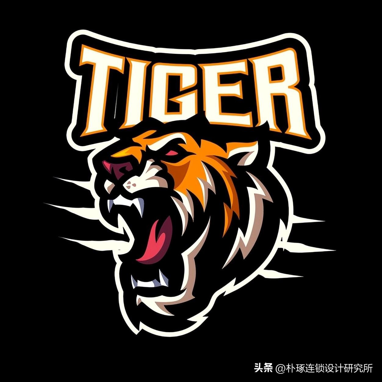 免费老虎标志logo设计欣赏,虎元素logo图片