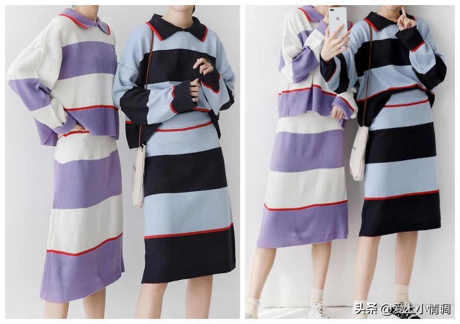 早秋闺蜜套装最新款,和闺蜜一起穿的秋冬套装