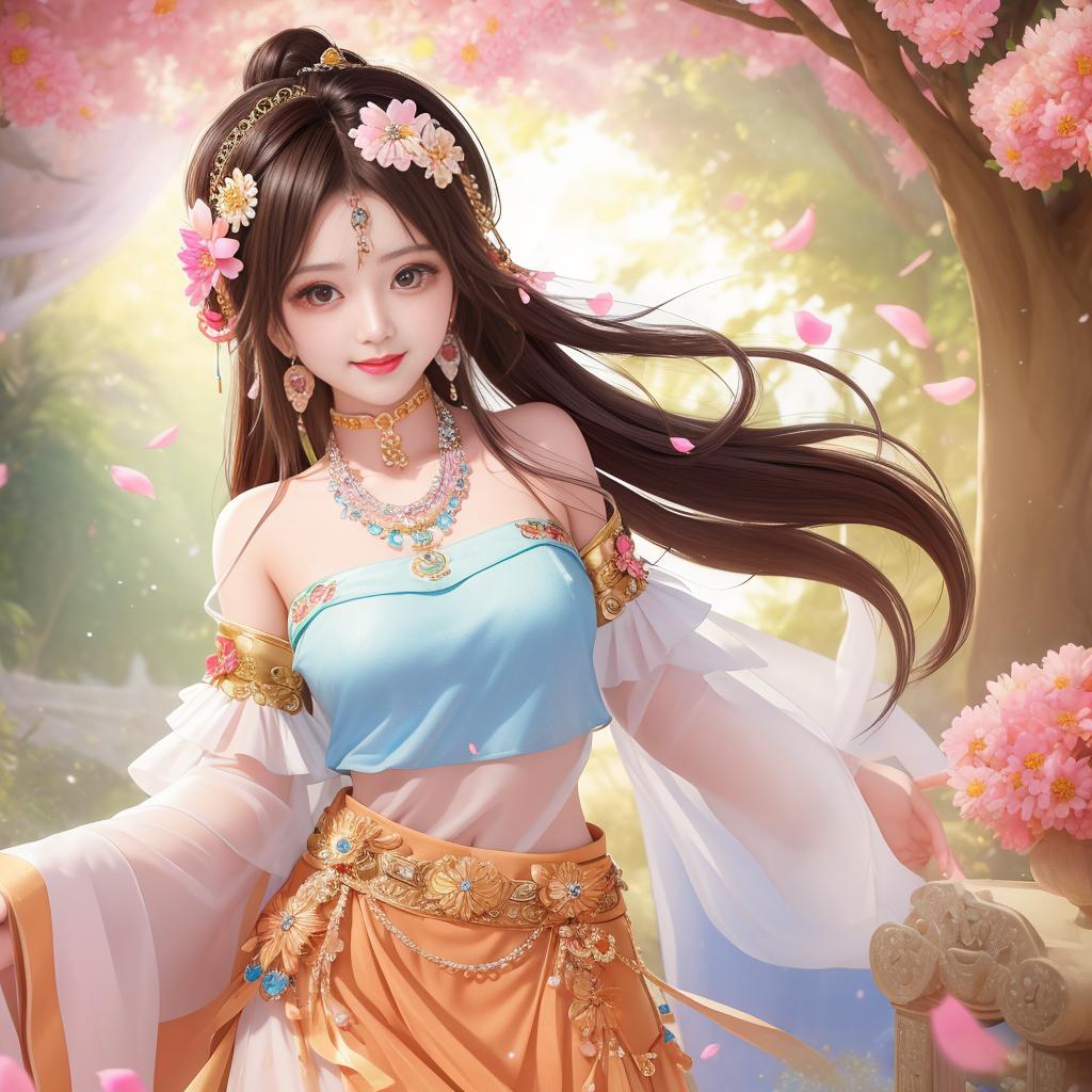 ai绘图水墨古风人物,ai绘制古风人物水墨美少女