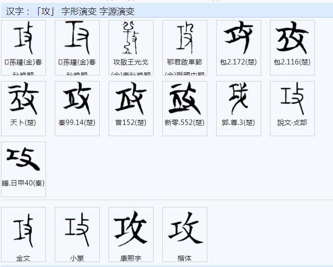 常用字范式之四十三