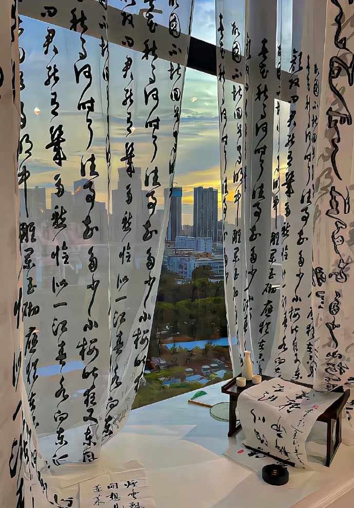 古风壁纸风景书法,古风桌面壁纸书法