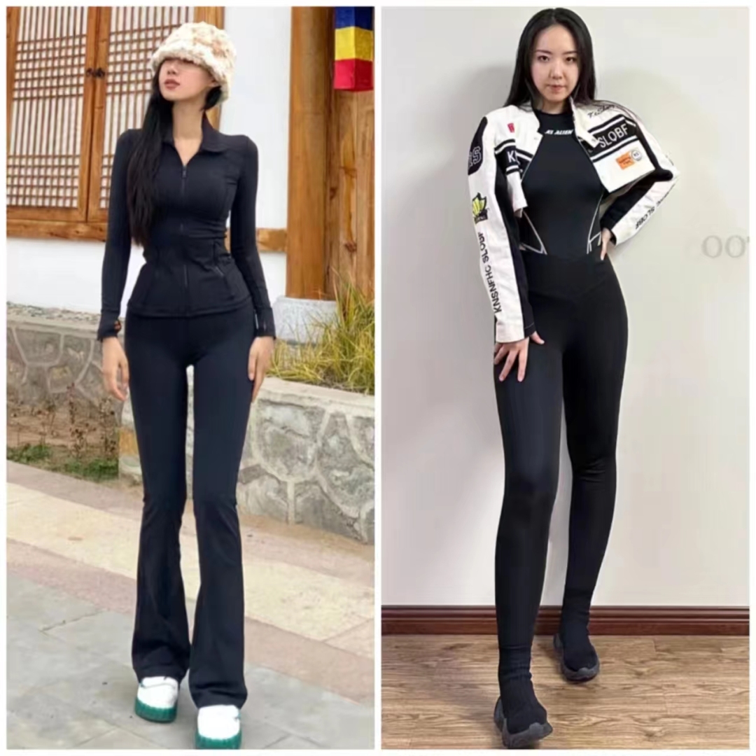 瑜伽裤穿出自然不做作风情,瑜伽裤穿出高级感