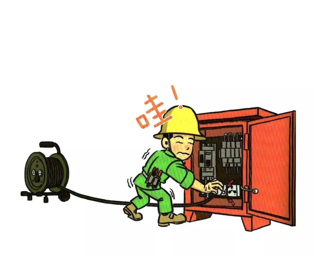 施工现场安全隐患漫画图,施工现场安全警示图片