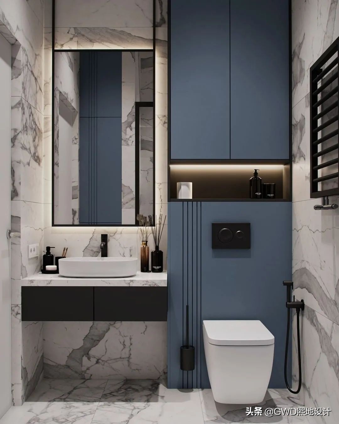 最美卫生间装修效果图,2021最火卫生间设计效果图