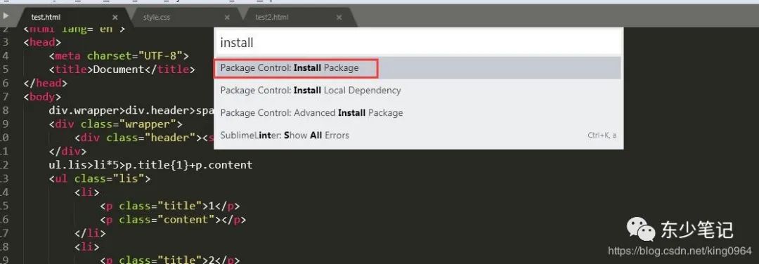 sublimetext3怎么设置中文,sublimetext快捷键整理代码