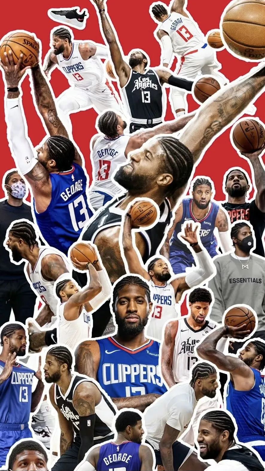 保罗乔治13号霸气高清壁纸,保罗乔治ipad壁纸