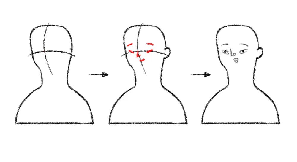 4步带你绘制有趣又好看的彩铅人物头像