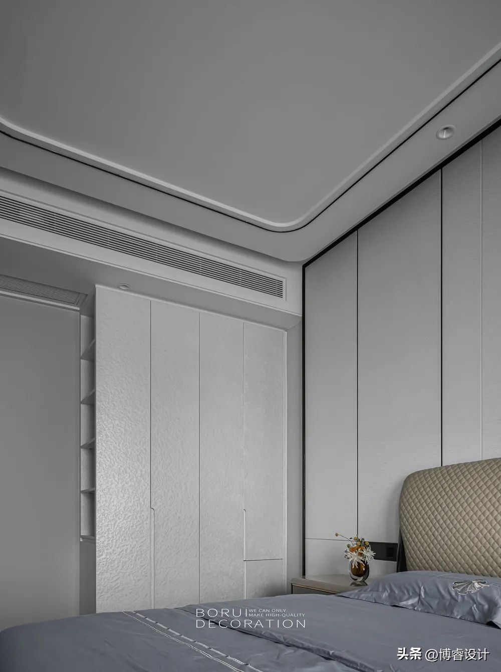 250㎡江景精装房改造,轻奢风格+收纳系统优化