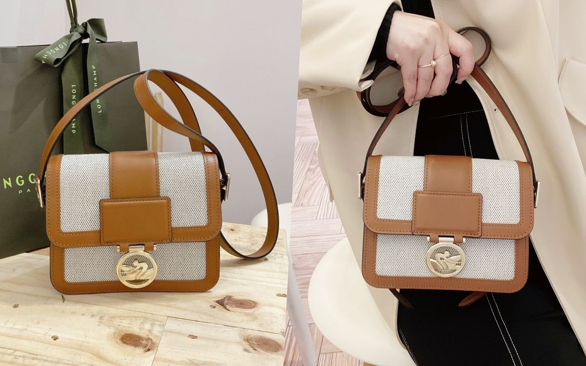 longchamp小牛皮斜挎包,longchamp限量款帆布包