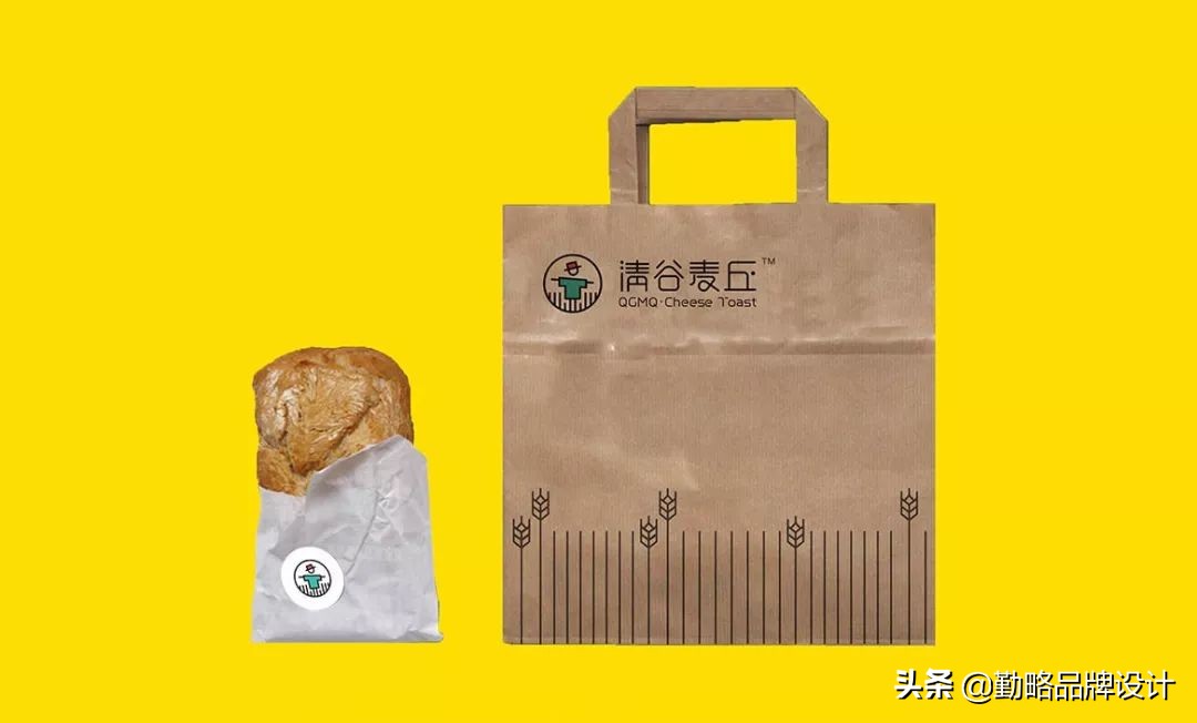 豫粮集团|清谷麦丘岩烧乳酪品牌包装设计