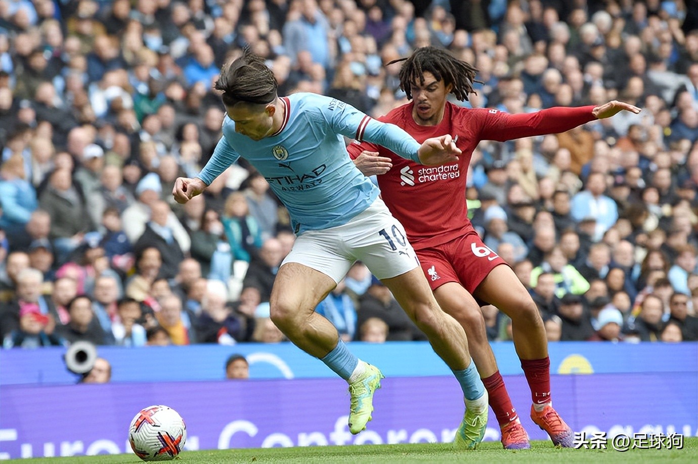 英超大战4-1!曼城致敬愚人节完胜利物浦,哈兰德缺阵格10成最佳