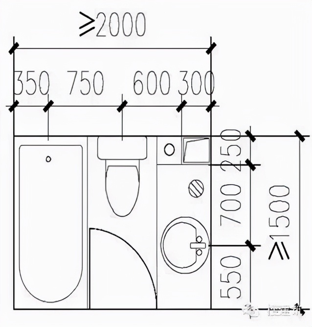四个平方的卫生间如何布局,卫生间各种设计布局
