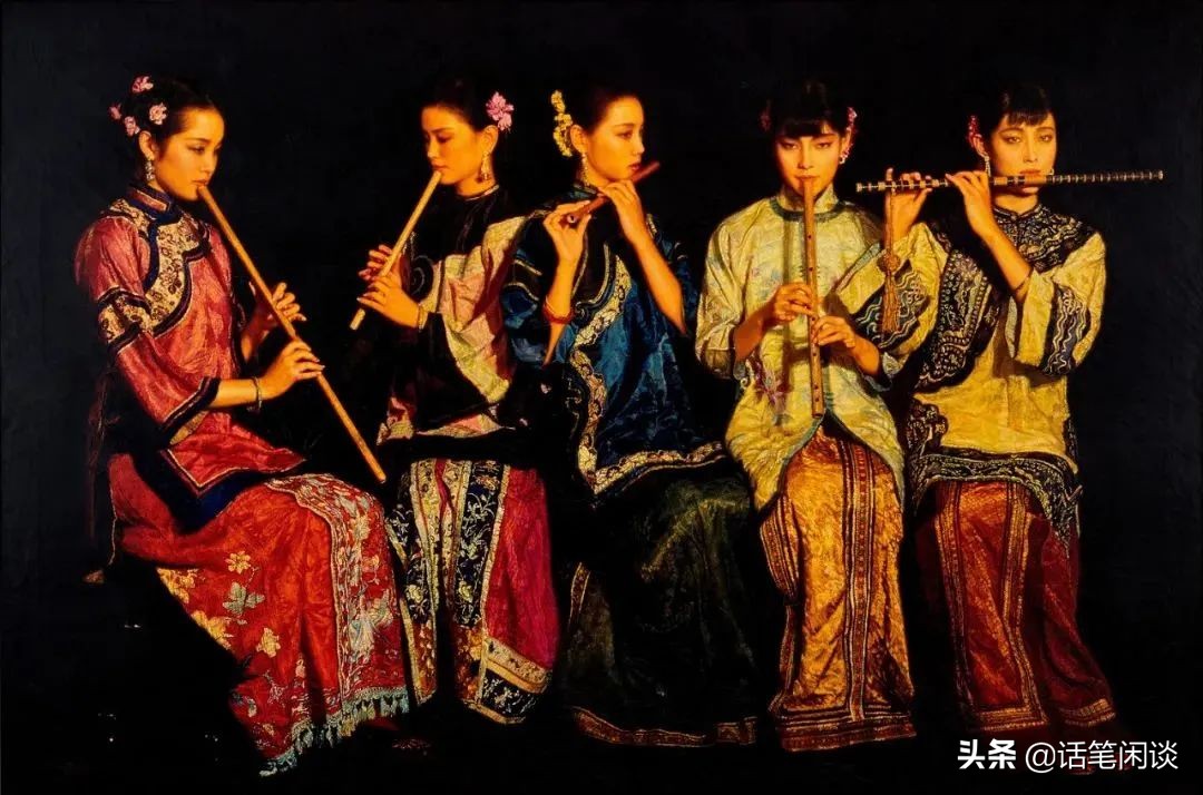 盘点58幅经典油画作品,中国大师最美的十幅油画