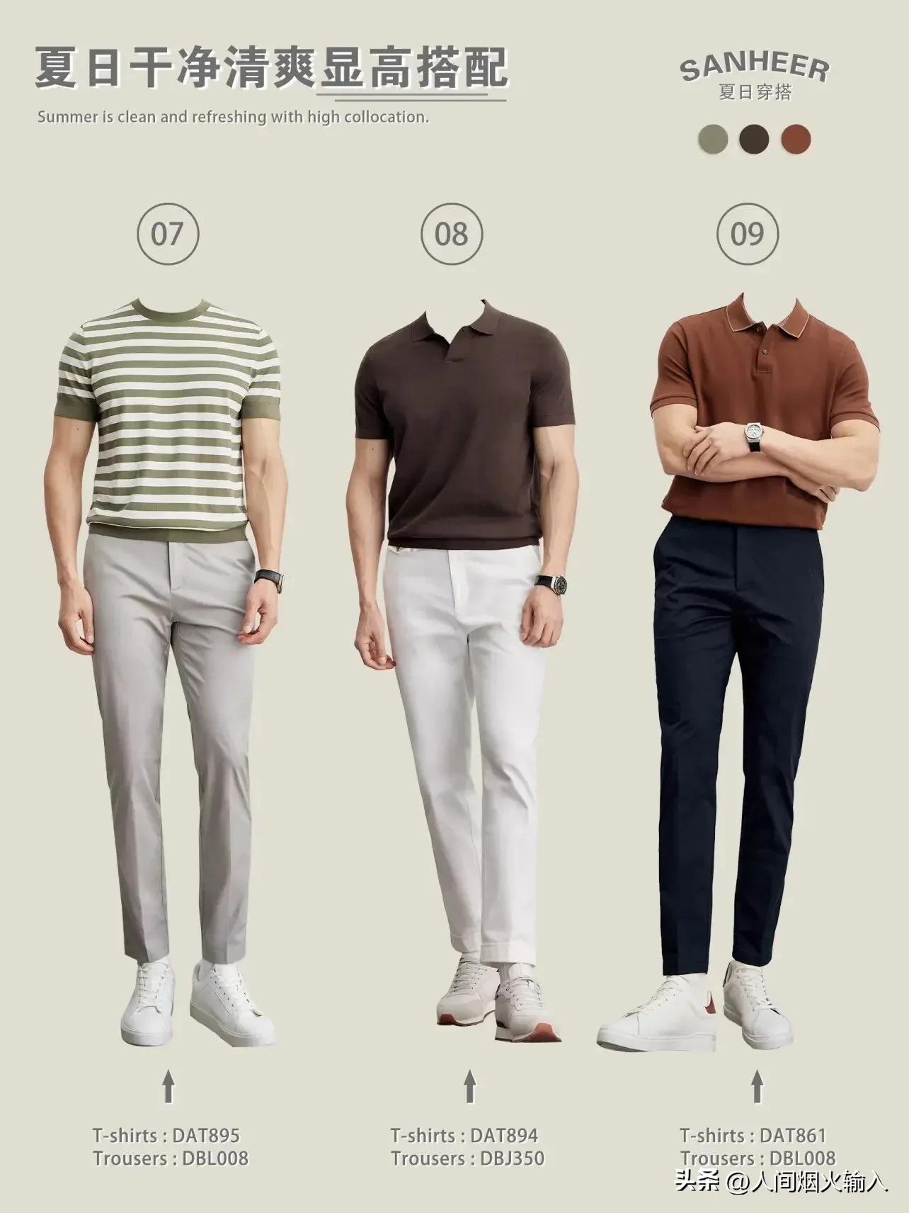 男士衣橱必备，夏日T恤如何穿出清爽精致感