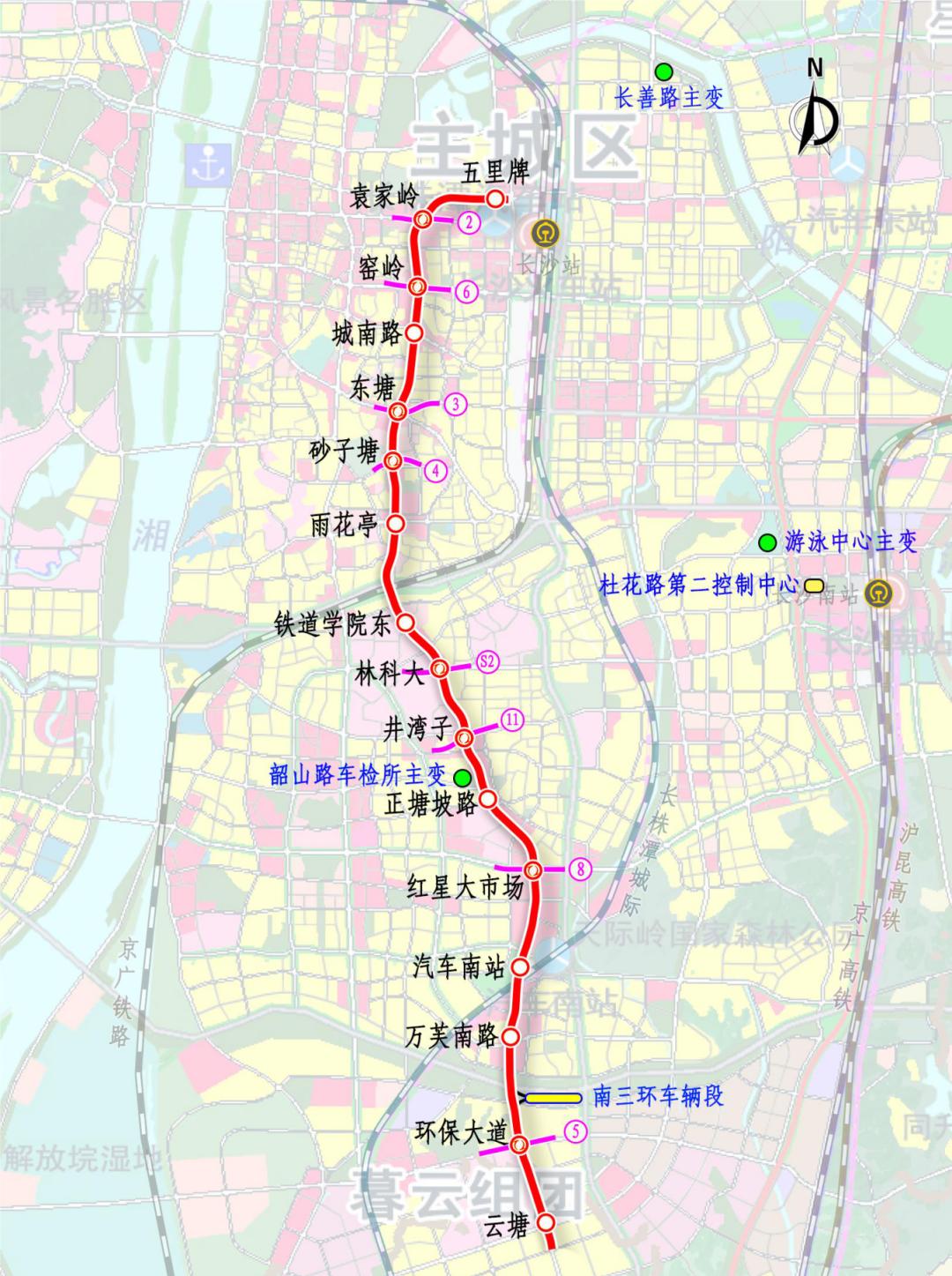 2023年长沙市重点交通项目,长沙十三五期间开工建设地铁线路