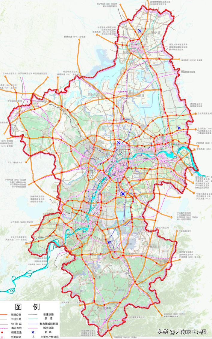 重庆和南京都市圈,南京都市圈核心区