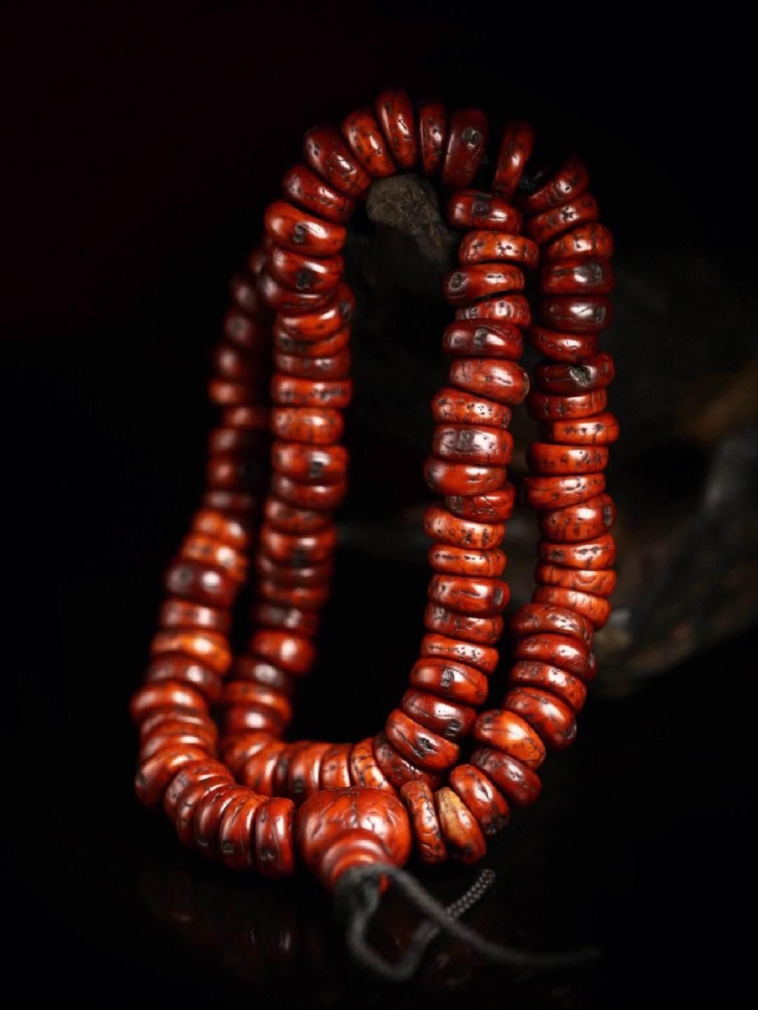 菩提手串包浆原理,文玩基础知识金刚菩提的返碱